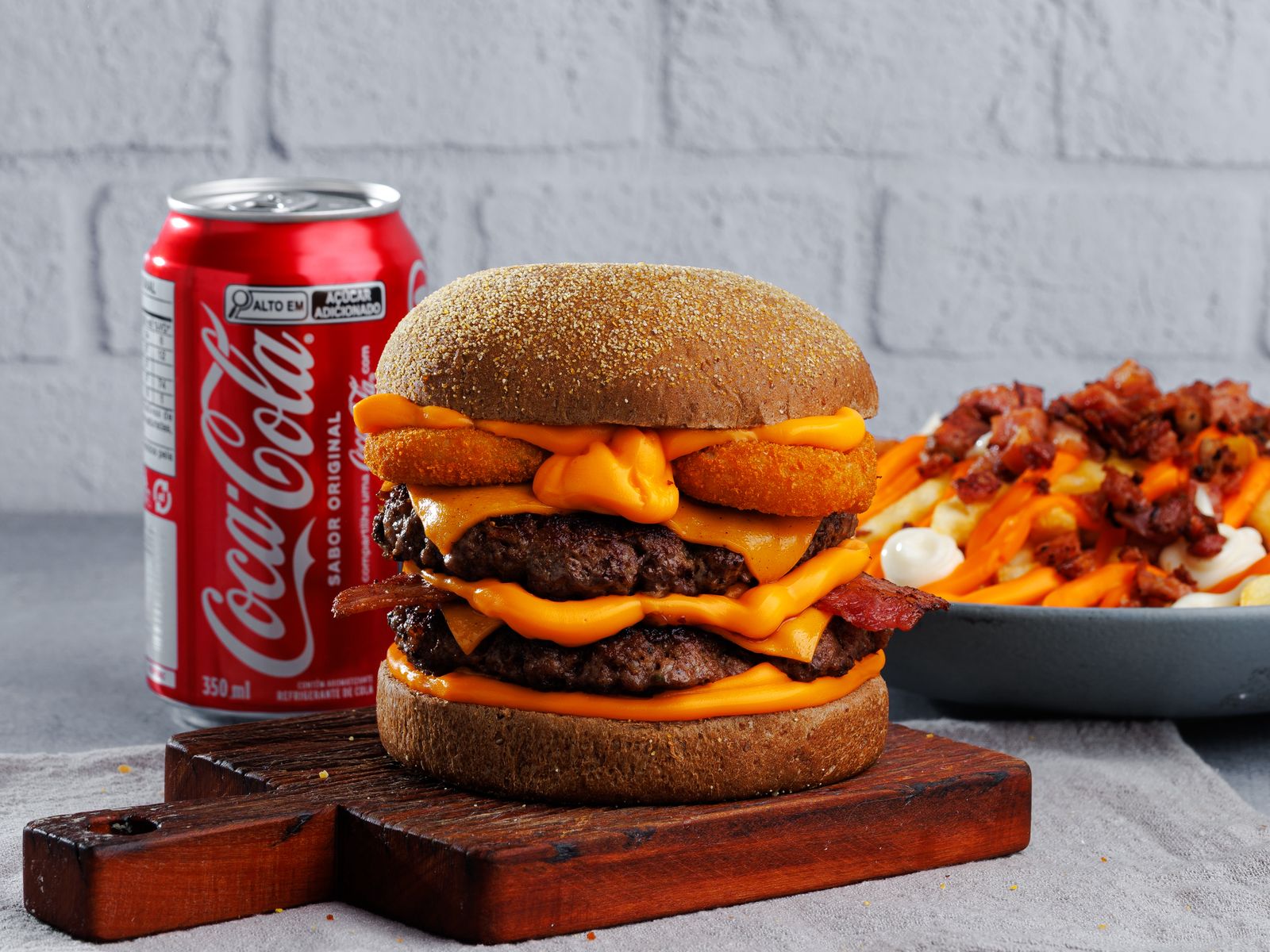 Combo individual duplo burguer